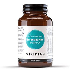 Viridian Essential Man Formula 60 kapsúl (podpora vitality pre mužov)