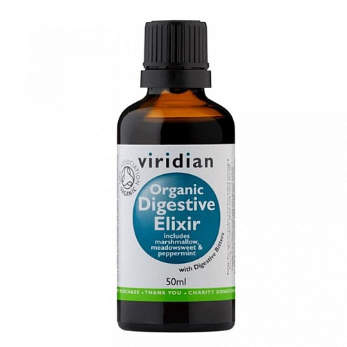 Viridian Digestive Elixir 50 ml Organic (Elixír na zažívanie)