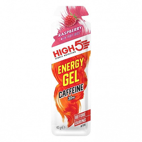 HIGH5 Energy gél caffeine NEW MALINA 40 g