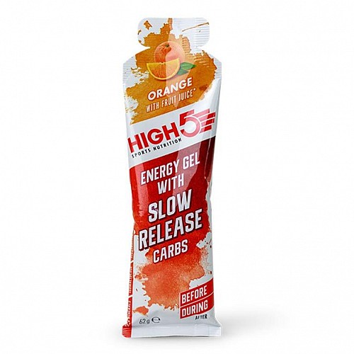 HIGH5 Energy Gél Slow Release ORANGE 62 g