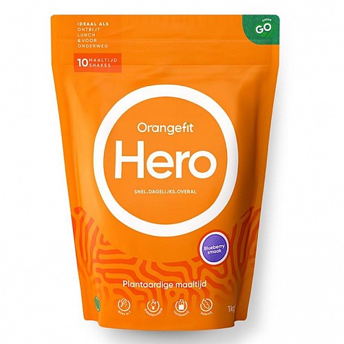 Orangefit Hero čučoriedka 1000 g (plnohodnotné raňajky)