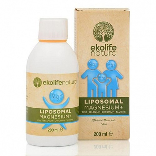 Ekolife Natura Liposomal Magnesium 200 ml (Lipozomálny horčík)