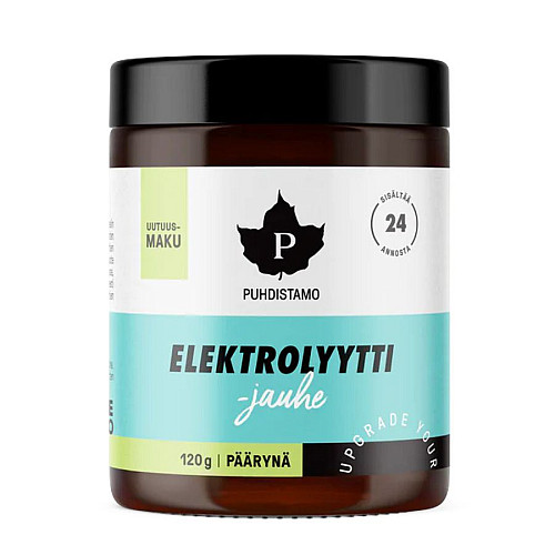 Puhdistamo Electrolyte Powder HRUŠKA 120 g (zmes elektrolytov)