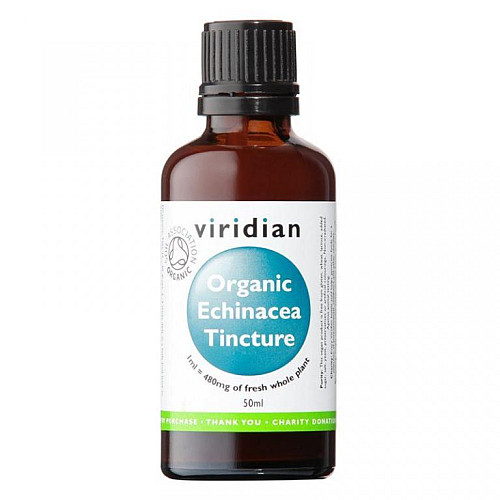 Viridian Echinacea Tincture 50 ml Organic BIO