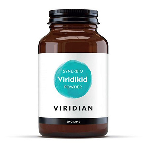 Viridian Viridikid Synerbio Powder 50 g (Zmes probiotík, prebiotík a vitamínu C pre deti)