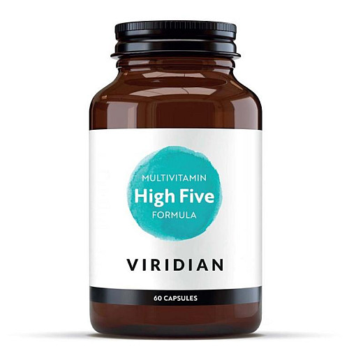 Viridian High Five Multivitamín & Mineral Formula 60 kapsúl (vitamíny pre mužov aj ženy)