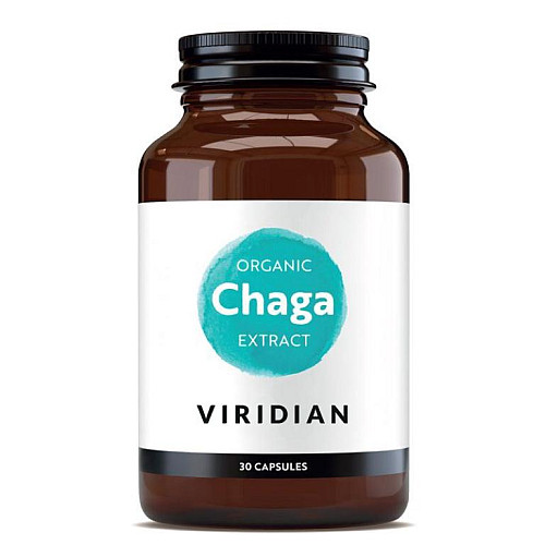 Viridian Chaga Extract 30 kapsúl Organic