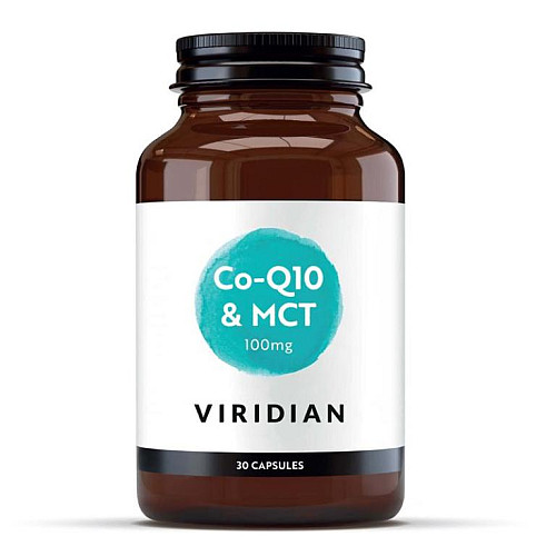 Viridian Co-enzým Q10 with MCT 100mg 30 kapsúl (Koenzým Q10)