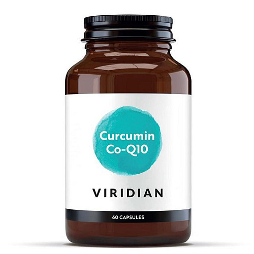 Viridian Curcumin Co-Q10 60 kapsúl (Kurkumín a Koenzým Q10)