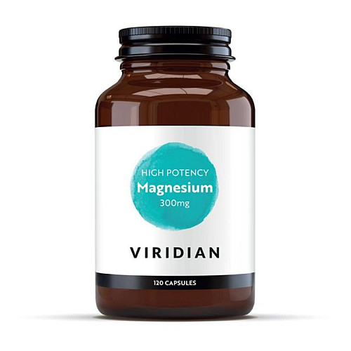 Viridian High potency Magnesium 300mg 120 kapsúl (horčík)