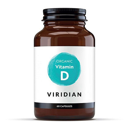 Viridian Organic Vitamín D 60 kapsúl