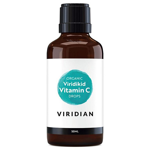 Viridian ViridiKid vitamín C drops 50 ml organic (Vitamín C pre deti)