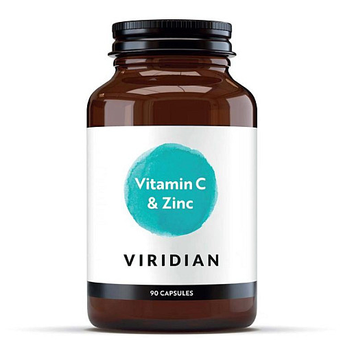 Viridian Vitamín C 500 mg Zinc 90 kapsúl