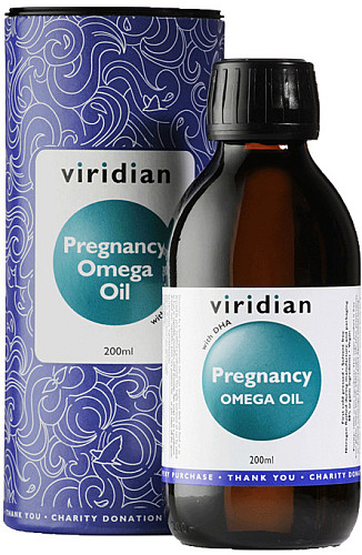 Viridian Nutrition Pregnancy Omega Oil 200 ml (oleje pre tehotné omega 3, 6 a 9)