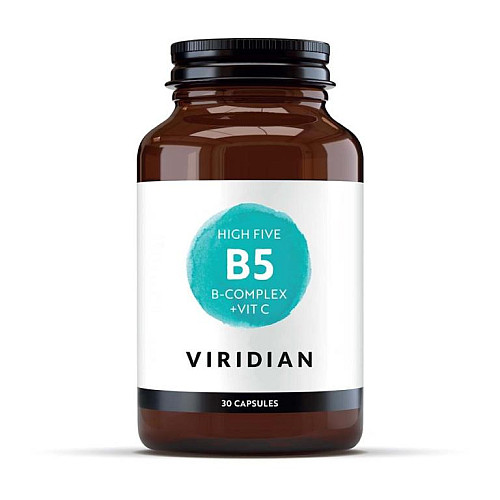 Viridian High Five B5 Complex with Magnesium Ascorbate 30 kapsúl (vitamíny B a C)