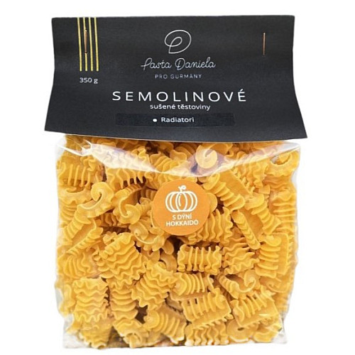 PASTA DANIELA Cestoviny semolinové tekvicové - Radiatori 350 g