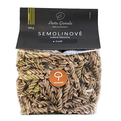 PASTA DANIELA Cestoviny semolinové hubové - Fusilli 350 g