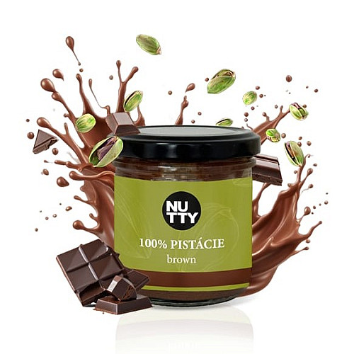 NUTTY Pistáciový krém BROWN 130 g