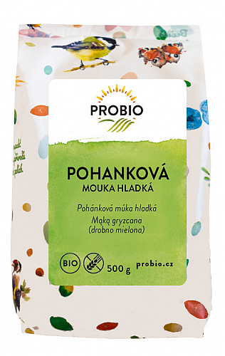 PROBIO POHANKOVÁ MÚKA HLADKÁ 500 G BEZLEPKOVÁ BIO