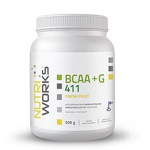 NUTRIWORKS BCAA GLUTAMIN 4:1:1 500 G FRESH FRUIT