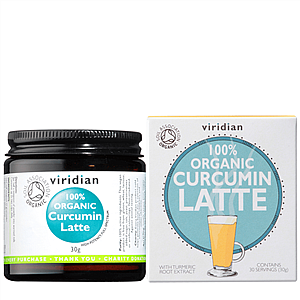 Viridian Curcumin Latte Organic 30 g (prášok na prípravu nápoja)