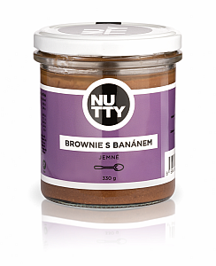 NUTTY BROWNIE S BANÁNOM JEMNÉ 300 G