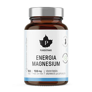 Puhdistamo Energia Magnesium 120 kapsúl