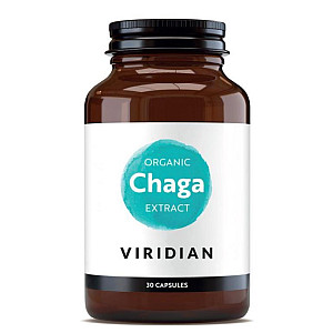 Viridian Chaga Extract 30 kapsúl Organic