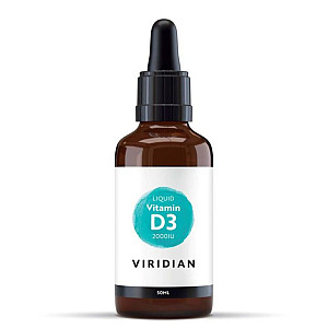 Viridian Liquid Vitamín D3 2000 IU 50ml