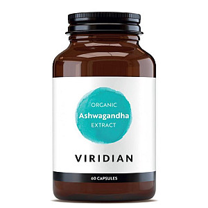 Viridian Organic Ashwagandha Extract 60 kapsúl (Indický ženšen)