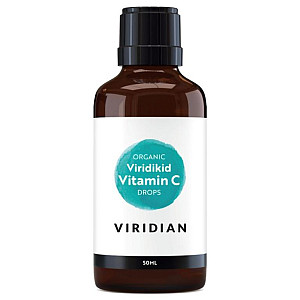 Viridian ViridiKid vitamín C drops 50 ml organic (Vitamín C pre deti)